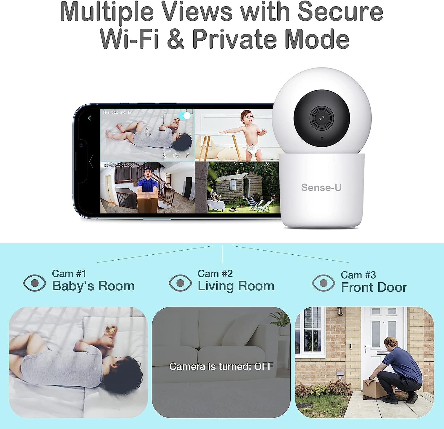 Get Peace of Mind with the Sense-U 2K Video Baby Monitor